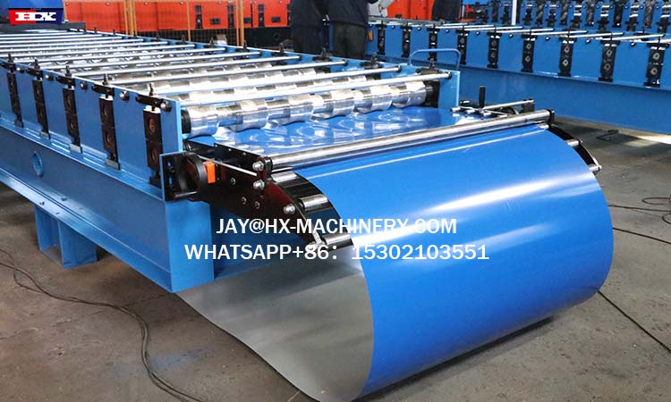 trapezoidal roof panel machine