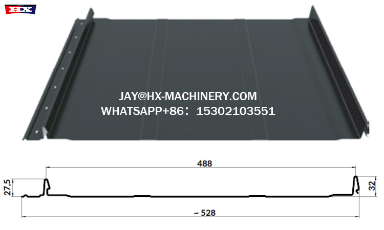 standing seam machine