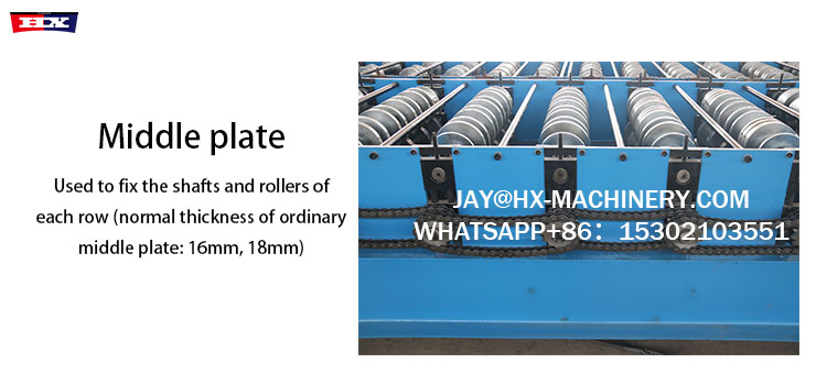 1000ibr roof sheet forming machine