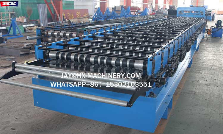 1000ibr roof sheet forming machine