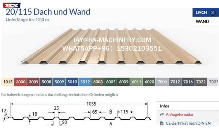 ibr roof sheet making machine