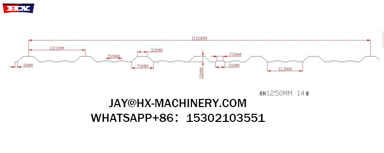 TR18 steel roofing machine