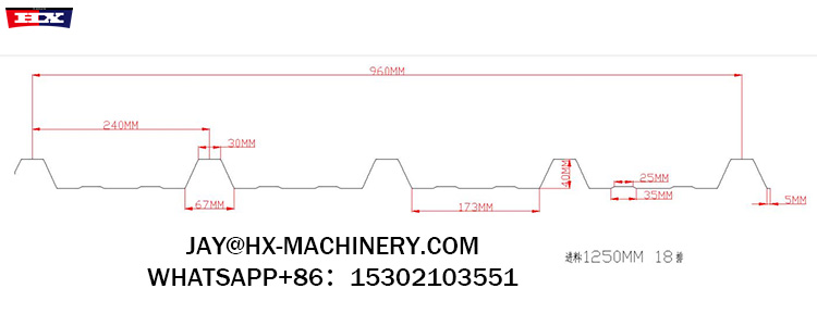 TR40 metal roof forming machin