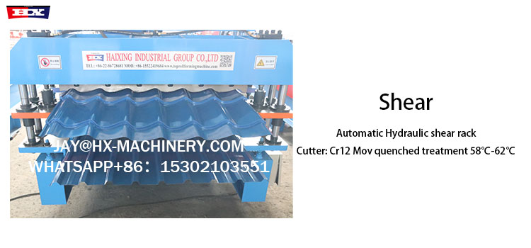 1200 glazed sheet roll forming machine