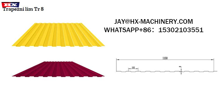 T9 metal roof panel machine