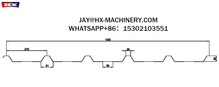 GP-30/210roof roll forming machine