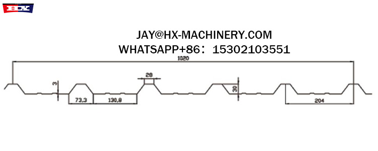 GP-30/204 roof making machine