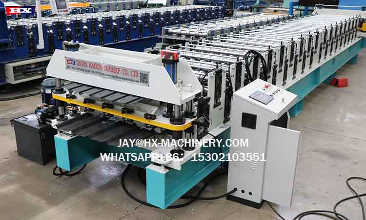 C33 color coated roofing sheet machine