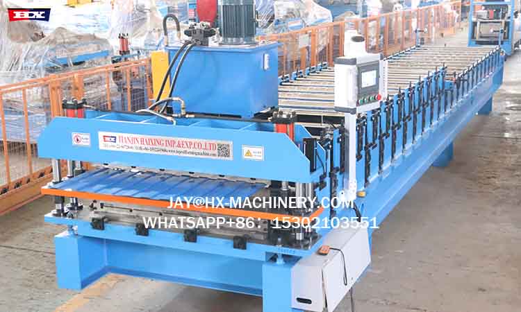 C8 machine for roofing sheet