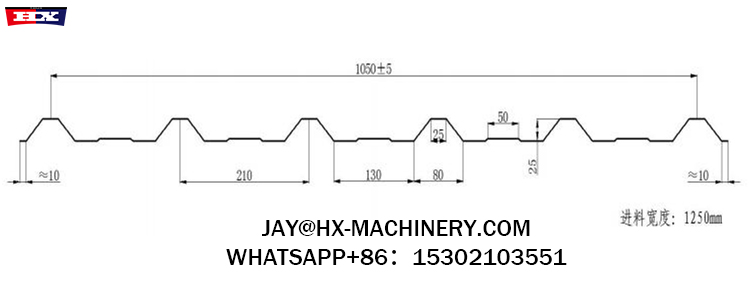 C25 metal roof panel roll forming machine