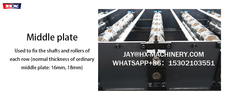 C25 metal roof panel roll forming machine