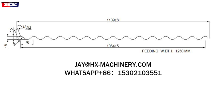 1064 metal roofing roll former for sale