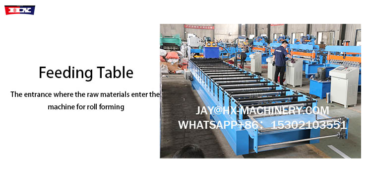 838 multi panel roofing machine