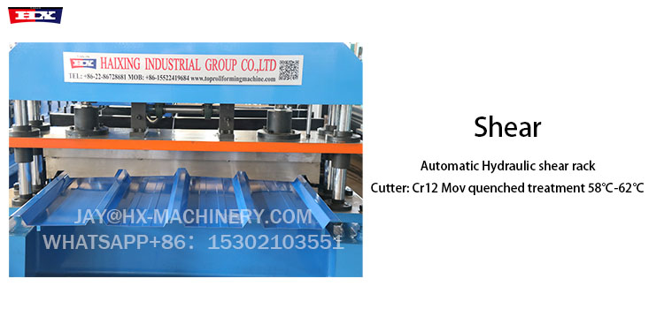 902 mobile roof sheeting machine