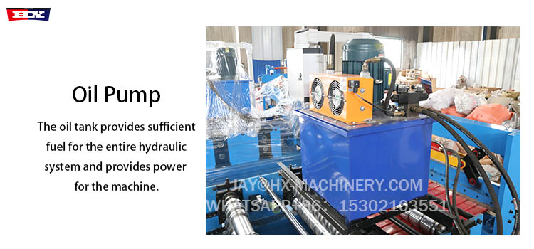 838 multi panel roofing machine