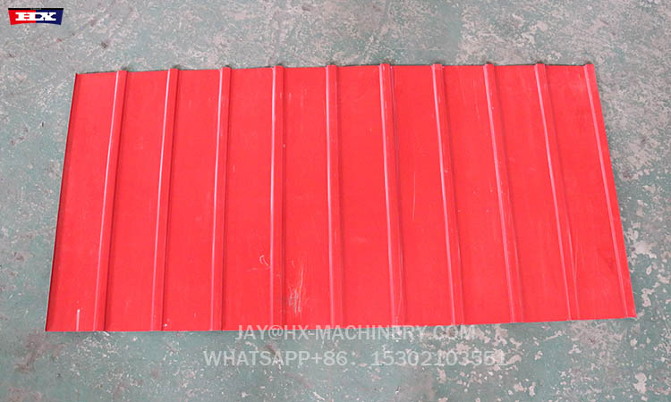 838 multi panel roofing machine