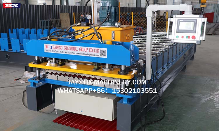 1064 corrugated metal roofing machine