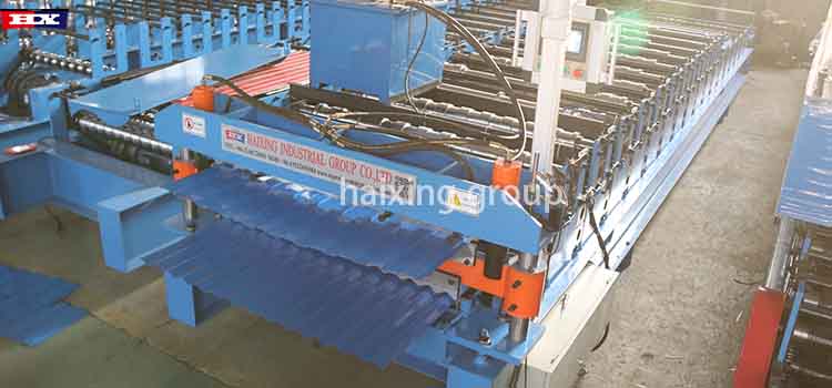 1064 corrugated sheet roll forming machine