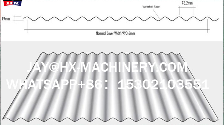 996corrugated roll forming machine for sale