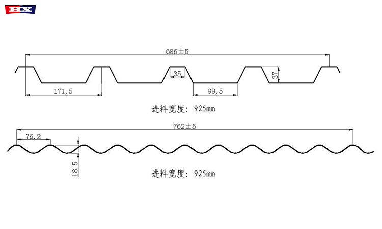 corrugated roof sheet making machine