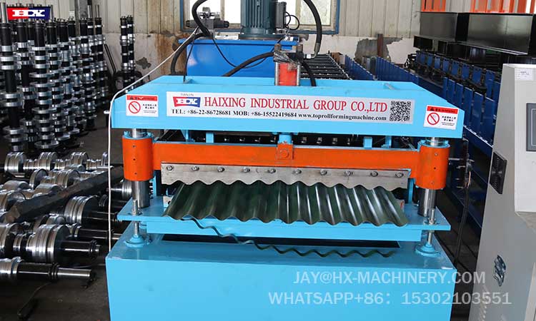 corrugated roof roll forming machine