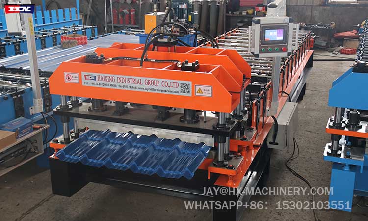 1020 glazed tile roll forming machine metal roofing tile