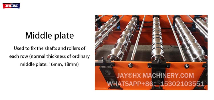1020 glazed tile roll forming machine metal roofing tile