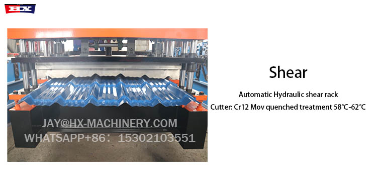 1020 glazed tile roll forming machine metal roofing tile