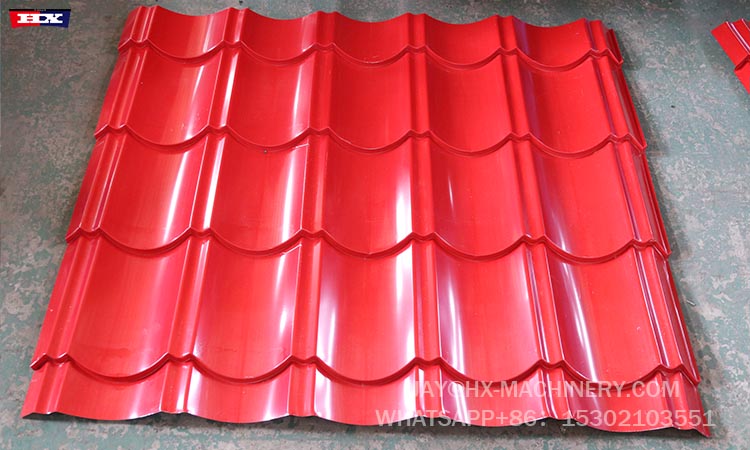 1035 glazed tile roll forming machine roof