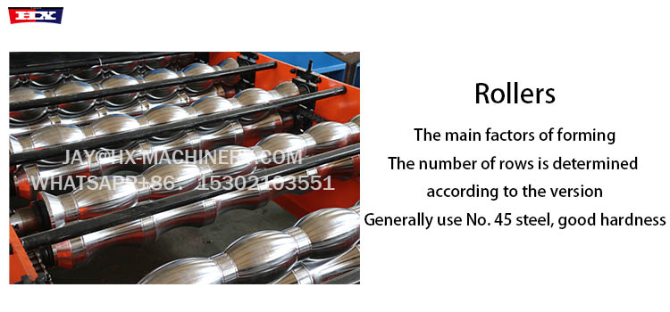 1035 glazed tile roll forming machine roof