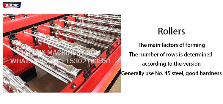 trapezoidal roofing sheet roll forming machine