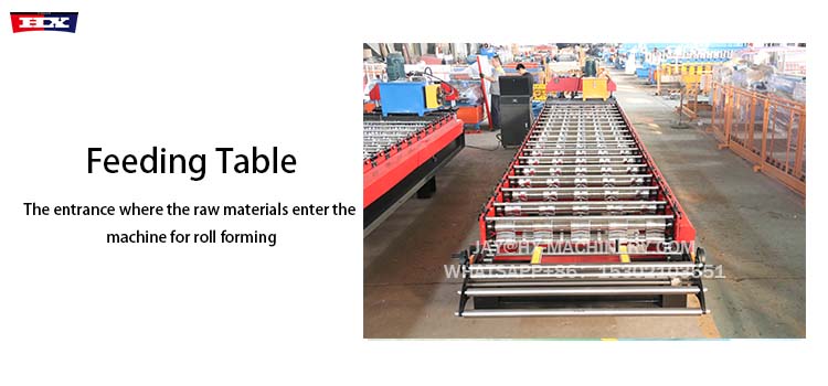 trapezoidal roofing sheet roll forming machine