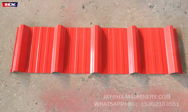 trapezoidal roofing sheet roll forming machine