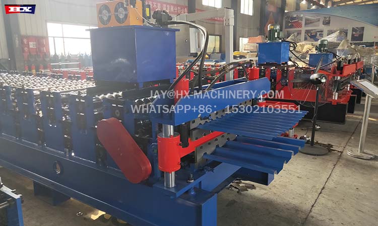 925trapezoidal sheet roll forming machine roof