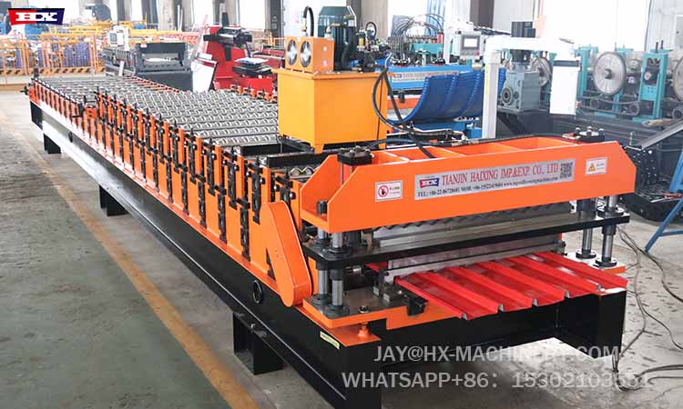trapezoidal roofing sheet roll forming machine iron sheet making machine