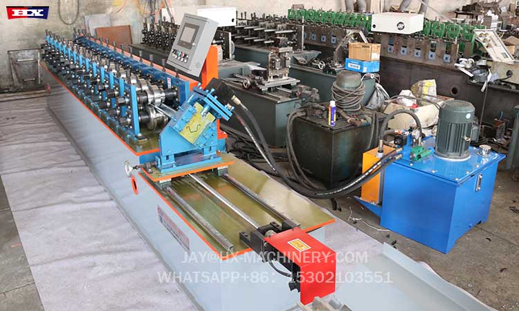 Omega metal furring machine