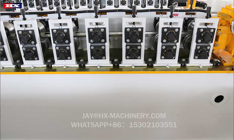 Omega hat channel roll forming machine
