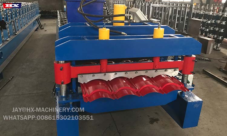 935 glazed roof tile forming machine