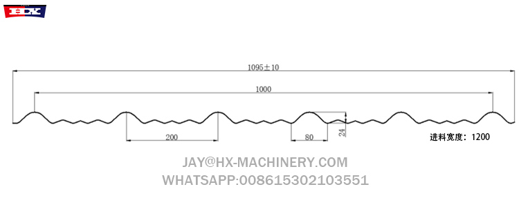 1000 roof tile forming machine