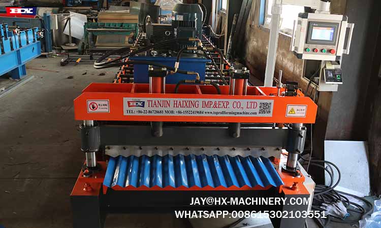 990 corrugated curving machine