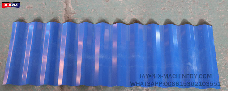 Corrugated iron roofing sheet making machine