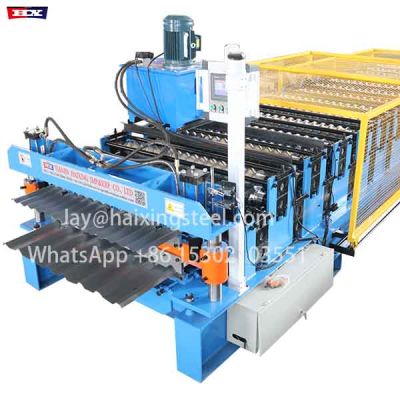 double corrugated roof sheet making machine