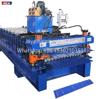 double layer roofing sheet roll forming machine5V+762