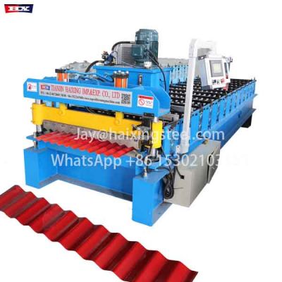 762-corrugated iron machine