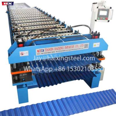 Double roll forming machine roof 