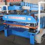 Double roll forming machine roof 