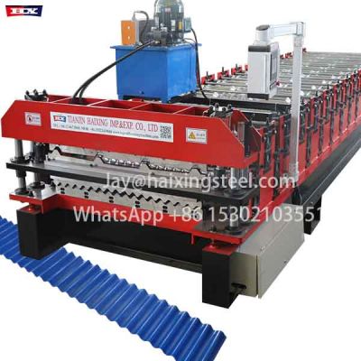 double roof roll forming machine