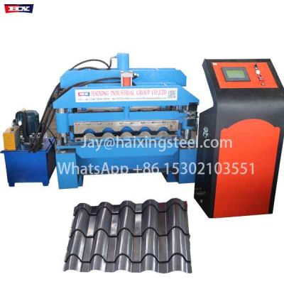 Glazed roof sheet manufacturing machine