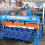 Glazed roof sheet roll forming machine