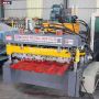 Glazed roof sheets making machine